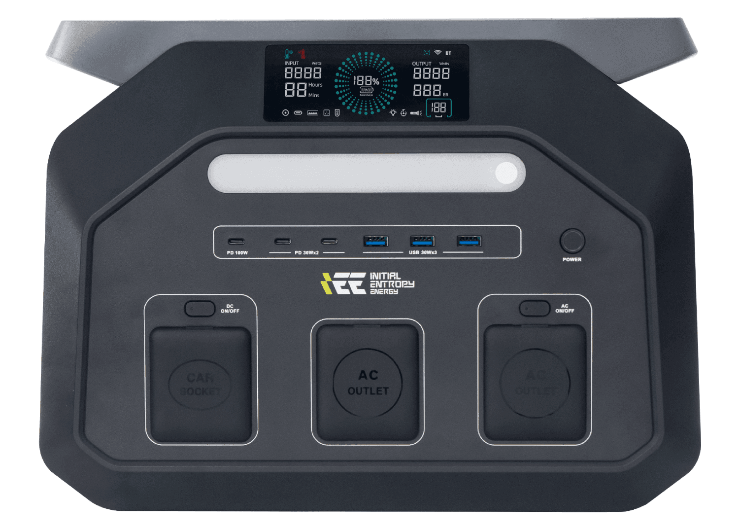 Портативна зарядна станція IEETek P1800